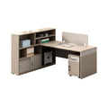 Saint li minimalist modern office desk and chair set - office financial partition cubicle - six-seat employee workstation