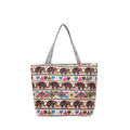 Large capacity printed tote bag - 2023 new trendy handbag, stylish minimalist shoulder bag, everyday commute canvas bag