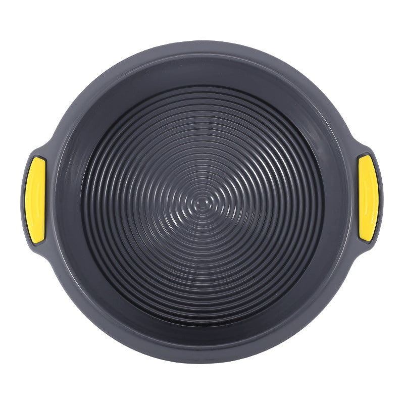 Factory new in stock 9.5inch silicone round cake mold baking pan for homediy non-stick