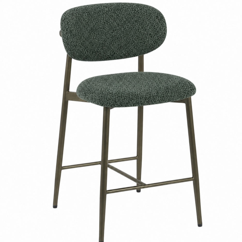 Modern light luxury bar stool, iron art cafe high stool, home restaurant island table soft-packed backrest chair