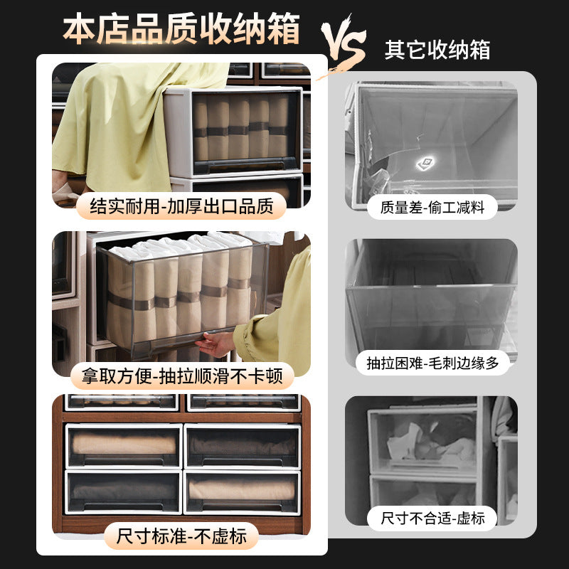 European-style drawer storage box - clothes, cosmetics, and organizer - drawer-style home storage cabinet - clothing storage box