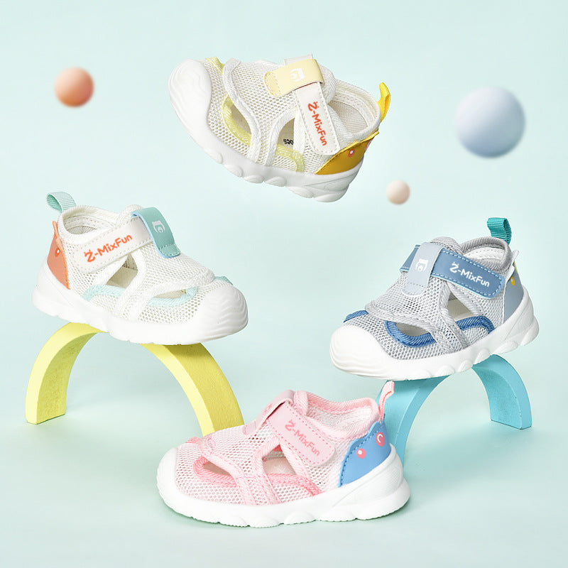 New arrival baby toddler shoes sandals summer mesh shoes baby shoes soft bottom 1-2-4 years old boys and girls functional non-slip soft