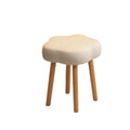 Cream style makeup stool dressing table stool girl bedroom cloud chair solid wood simple manicure special high-end