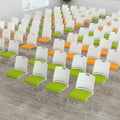 Training chair, conference chair, simple office chair, staff chair, negotiation chair, back chair, solid steel chair, plastic computer chair