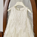 Girls' tassel tank dress - new summer  collection - kids' formal dress - summer outfit - girls' mesh princess dress - stylish & chic