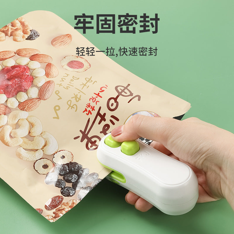 Big mouth monster snack sealing machine for home sealer mini sealing machine hand press plastic sealing machine plastic bag sealing