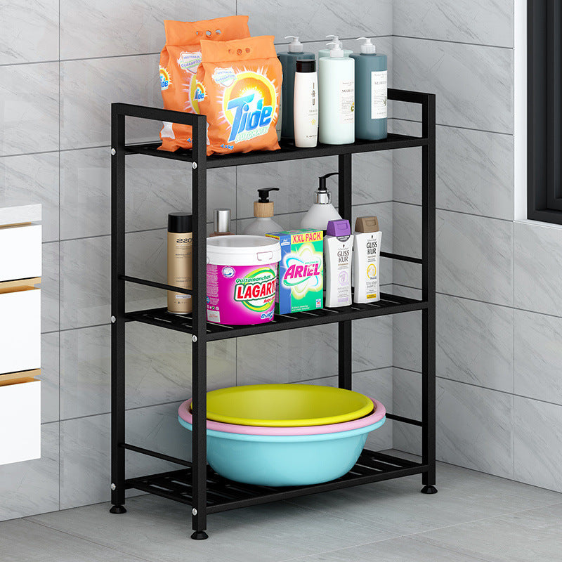 Shelf floor to ceiling bedroom bathroom bathroom iron storage rack kitchen shelf vegetable snack storage rack