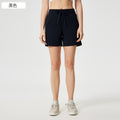 Summer moisture-wicking workout running shorts - women's casual commute elastic waist loose yoga pants d25024