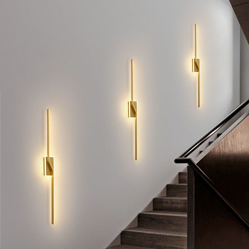 Nordic  nordic wall lamp modern casualaccessible luxuryled bedside aisle lamp