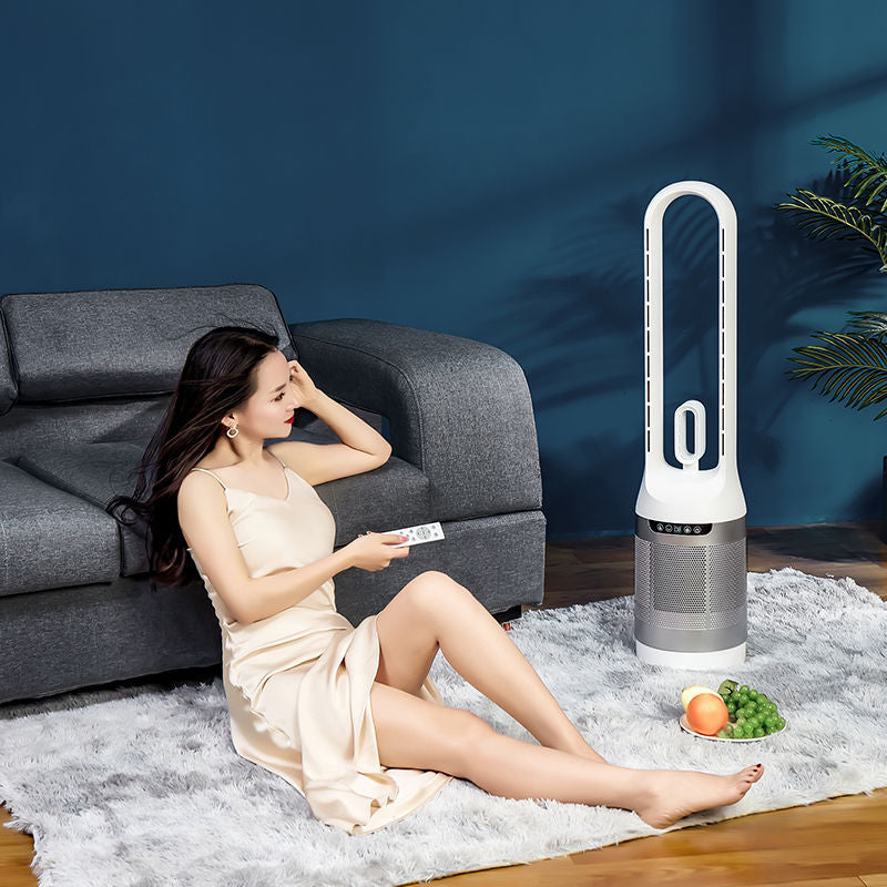 Circulation fan office negative ion for home air conditioning fan cooling fan tower fan falling fan bladeless fan silent cross-border