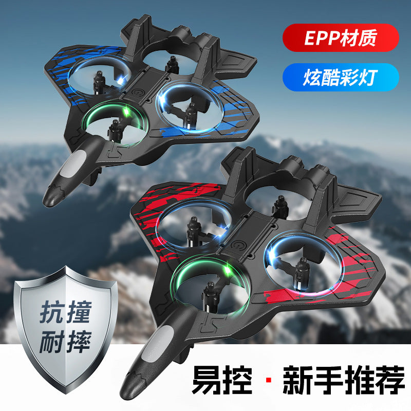Yl87-yl89 combat drone with light stunts, four-axis hovering, fixed altitude, foam remote control aircraft - low price
