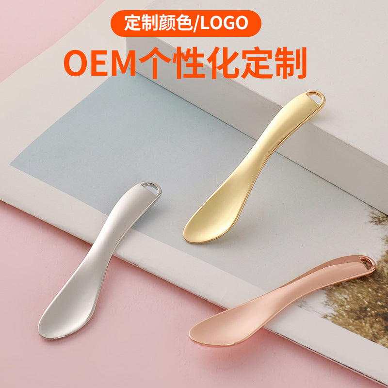 Wholesale cream spoons, cosmetic dispensing spoons, cream spoons, mask applicators, mask spoons, metal massage eye cream spoons