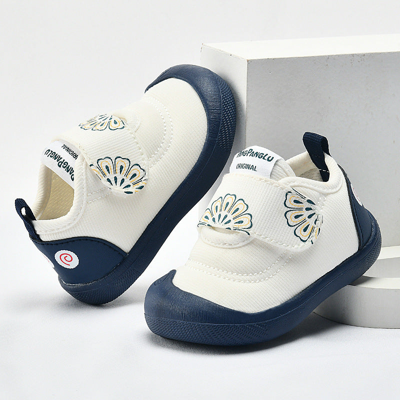 Baby walking shoes for girls, sizes 0-1 to 1-3 years, infant shoes for spring and autumn, soft sole, non-slip, breathable, and secure fit for boys