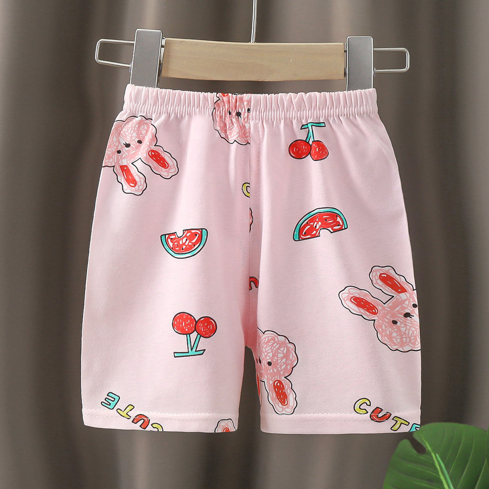 Summer kids' pure cotton shorts, baby pants, boys' and girls' all-cotton casual pants, toddler and child's undershirts - dropshipping available