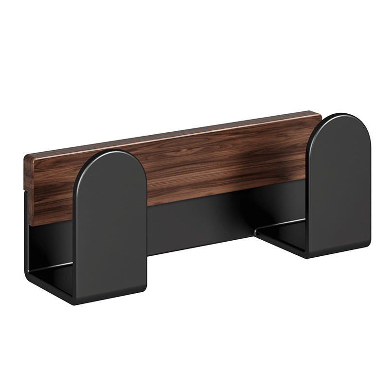 Walnut non-punching lid rack, kitchen rack, wall-mounted cutting board, cutting board, wall storage artifact rack