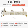 Gold cabinet legs 2.4m tv cabinet style