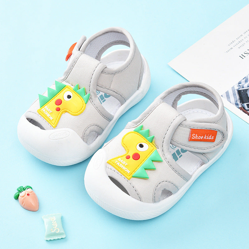 Baby sandals women's summer toddler shoes 0-1-2 years old infant soft sole mesh shoes for babies and toddlers, wholesale available