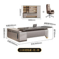 2.6m single cabinet boss desk+ 3.0m file cabinet+boss chair
