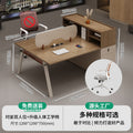 Two-seater facing desk with upgraded ergonomic chairs