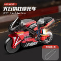 flint inertial motorcycle cool stunt artificial car keychain decompression spark special effects boy small toy