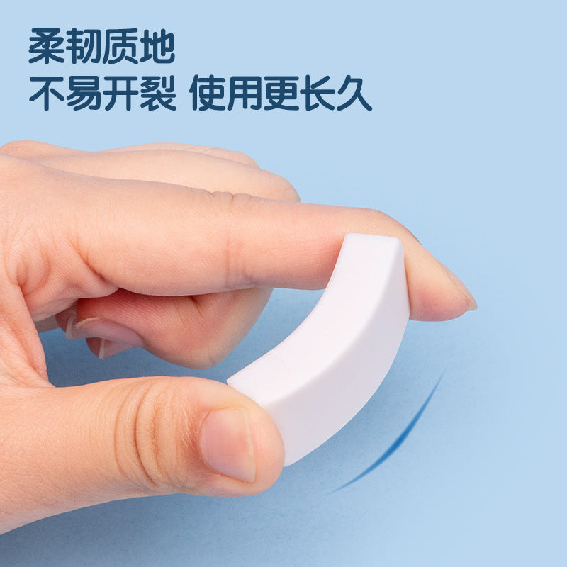 Deli 7536 eraser rectangular small eraser student exam painting eraser sassafras stationery wholesale 2b eraser