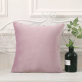 Simple pure color pillowcase velvet pillow bedside waist pillow living room sofa cushion dutch velvet drop shipping free shipping