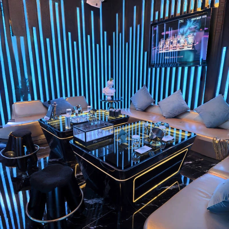 Professional custom ktv abyss luminous coffee table bar club bar counter box special ktv coffee table