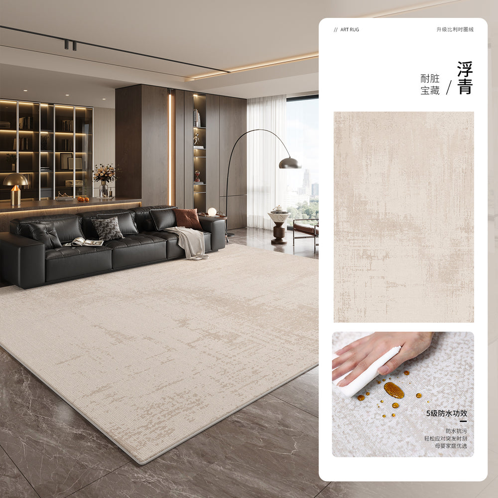Carpet living room italian accessible luxury washable and wipeable stain-resistant bedroom bedside blanket for homewaterproof anti-fouling classy sofa cushion