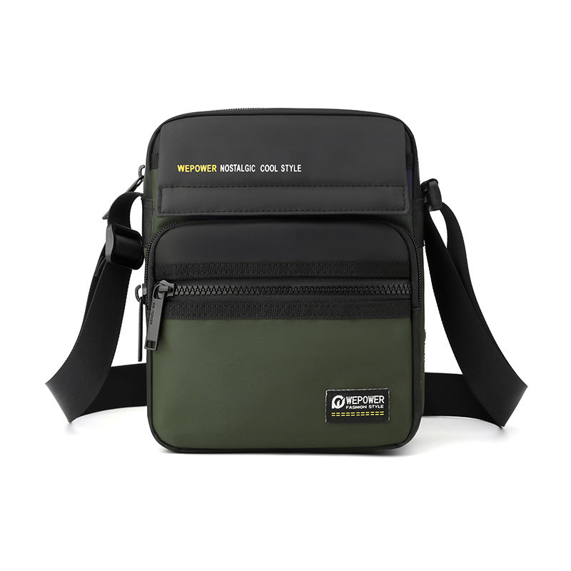 New men's shoulder bag outdoor leisure messenger bag sports travel backpack anti-splashing nylon men's bag wholesale