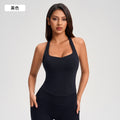 Women's yoga tank top - racerback, built-in bra, perfect for pilates, fitness, and activewear - yg-1007