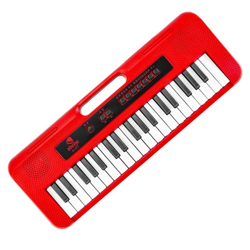 Kids' 37-key electronic keyboard - rechargeable beginner's piano for toddlers - educational musical toy - birthday gift - playable for boys and girls