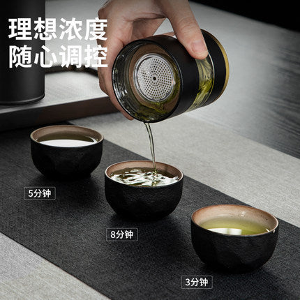 Wholesale premium 316 stainless steel tea infuser bottle - smart insulation, perfect for business gifts, car travel, and custom logo engraving