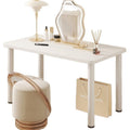 Bedside computer desk, study desk, writing desk, simple table, rental house, bedroom desk, rounded white table