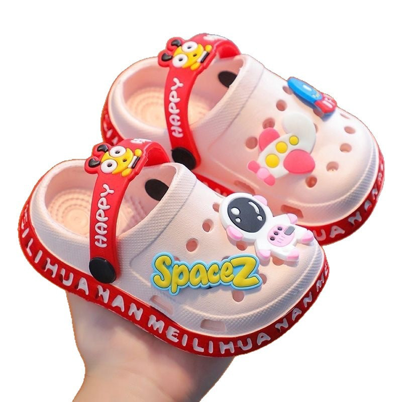 Eva kids' clogs - summer girls' indoor anti-slip cartoon boys' mid-to-large children's baby slippers & beach sandals