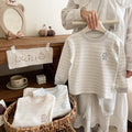 300g shu velvet men's and girls' shu velvet autumn clothes and long trousers intimatessuit home clothes kids home pajamas