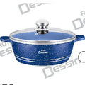 Royaldessini10pcs non-stick aluminum pot soup pot frying pan kitchen utensils one pot non-stick large pot with lid