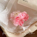 Forest style flower hairpin for women's back of head half-tied hair clip elegantclassy headwear medium shark clip hair accessories