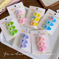 Colorful flower small hairpin, small and exquisite girl side clip, headwear hairpin, bangs clip, forehead broken hair small size