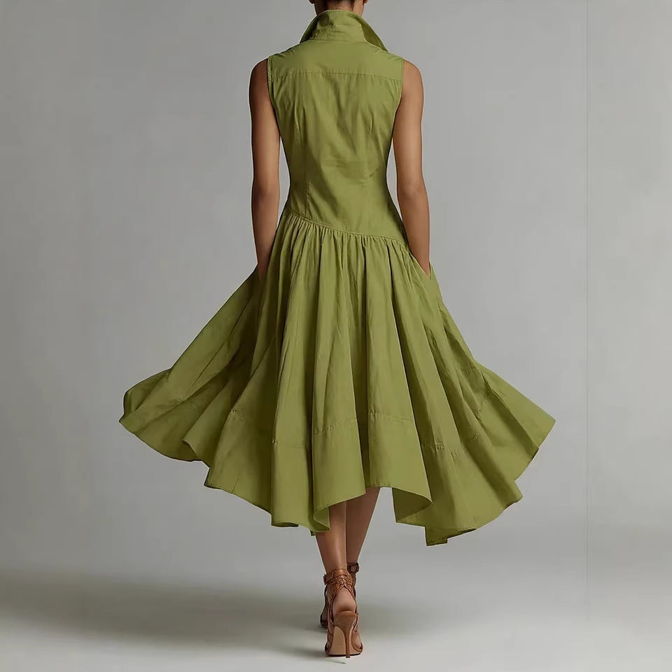new french chic elegant goddess style slimming fitted sleeveless maxi dress for women
