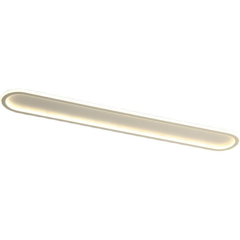 Led linear corridor aisle light - modern minimalist nordic style - ceiling mounted for stairways, balconies, entryways, and closets