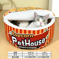 Cat nest winterheattechpopular popcorn cat nest yurt detachable instant noodle bucket nest cat nest nest anti-freeze heattech