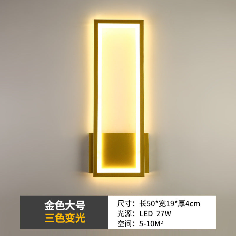 Wall lamp line bedroom bedside led modern simple stairs living room background wall wall wall lamp aisle corridor light luxury