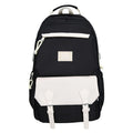 Backpack maillard color matching classy school bag junior high school student school bag casual travel couple college student school bag