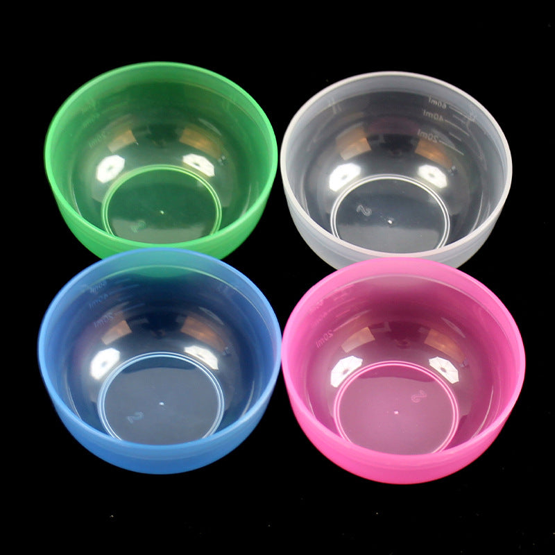 Beauty salon no. 2 mask bowl 2# diameter 72mm mask mixing bowl with scale diy plastic bowl mask tool spa small bowl