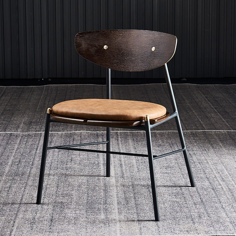 American industrial style loft chair designer creative personality retro furniture iron chair cafe casual back dining chair