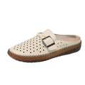 Women's fashionable perforated white sneakers - spring/summer  new collection - breathable, hollow-out design, plus size available