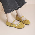 Plus sizefrench pearl mary jane shoes women springnew arrivalfairyplus sizesoft bottom ballet grandma flats
