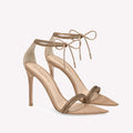 pointed rhinestone stiletto high heel sandals with straps and open toe high heels fashion style easiest for matchspringnew arrival