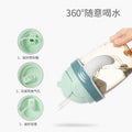 Bao hui baby training cup - ppsu straw cup with gravity ball, sippy cup for toddlers, spill-proof water bottle for babies and preschoolers, perfect for milk and water, anti-drop design