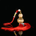Car gourd pendant gold foil double whisker gourd car pendant car interior accessories car rearview mirror pendant manufacturer wholesale